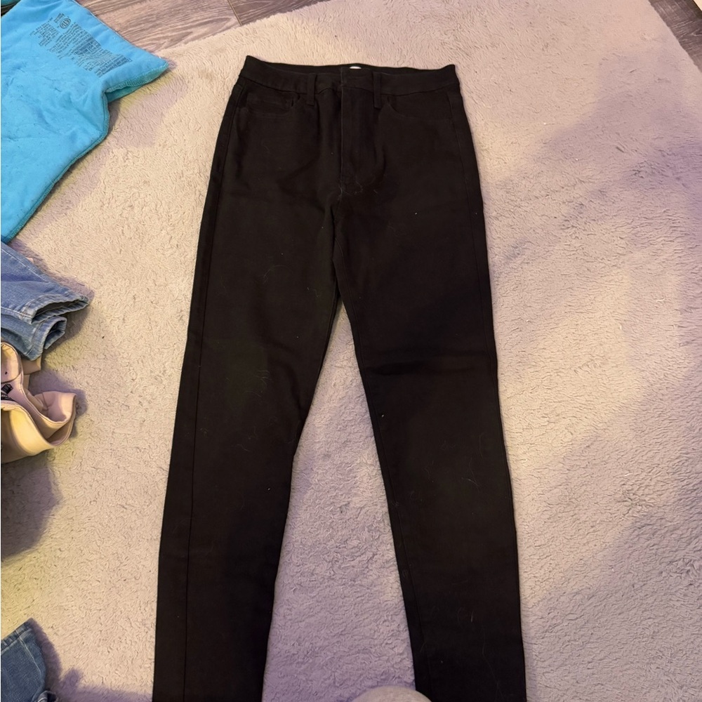 Black High-Waisted Pants
